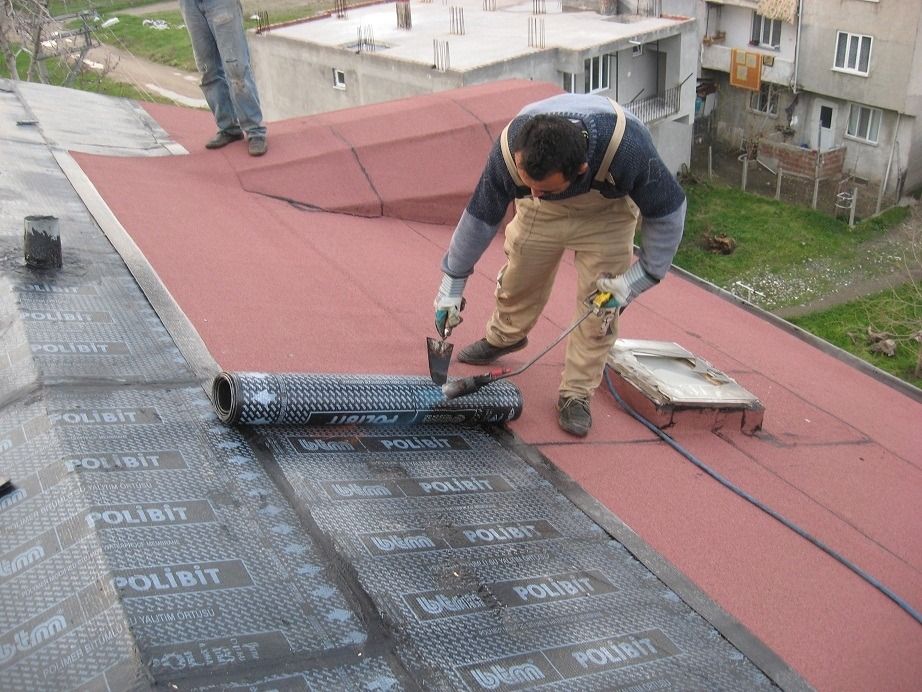 Poligon EPDM Kauçuk Çatı – düz çatıda arduvazlı bitümlü membran serimi